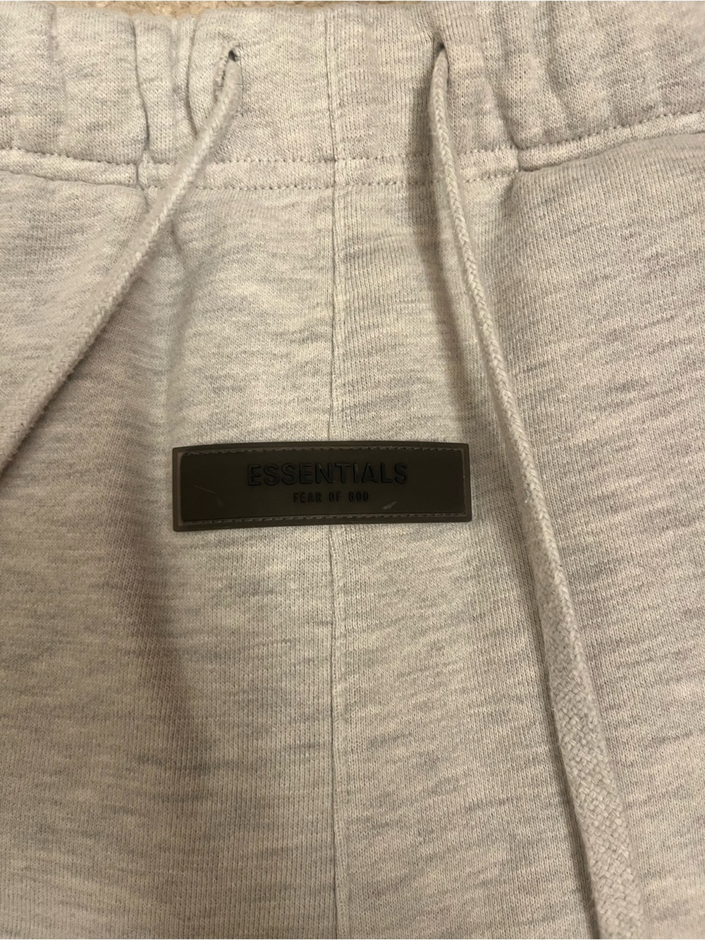 Fear of God Essentials Light Gray Athletic Shorts - Picture 3 of 5